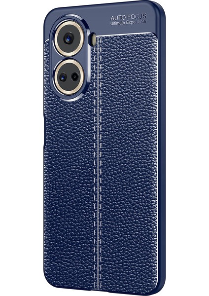 Huawei Nova 10 Se Kılıf Deri Görünümlü Silikon Zipax-Zr-Niss