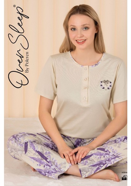 Oversleep By Poleren Kadın Yazlık Pijama Takımı