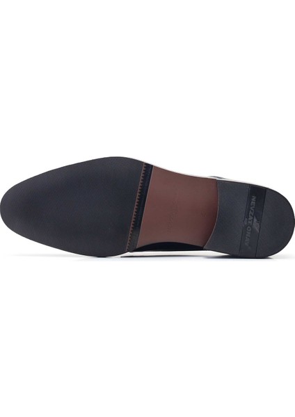 Siyah Klasik Loafer Neolit Erkek Ayakkabı -12409-