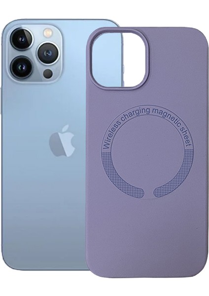 iPhone 13 Pro Max Kılıf Magsafe Özellikli Lansman Silikon Kapak