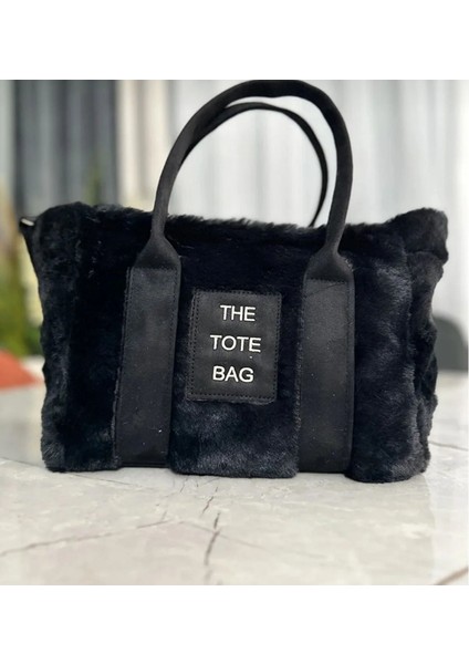 Nbi Bags The Tote Bag Peluş Uzun Nubuk Kolon Askılı Kadın El ve Omuz Çantası