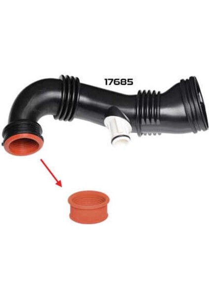 17680 17680 Turbo Hortum Contası 107 206 207 307 308 407 1007 3008 5008 Partner Tepee Expert Iıı / x