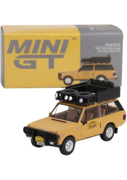 Mini Gt 509 Range Rover 1982 Camel Trophy Papua New Guinea Team Usa Lhd Model Araba