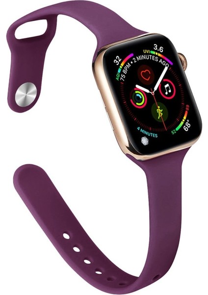 Apple Watch 40 mm Silikon Kordon Watch 2/3/4/5/6/7/8/se/ultra Azn-Klasik