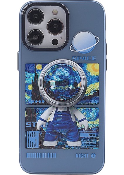 Apple iPhone 14 Pro Max Kılıf Prada Desenli Silikon Kapak