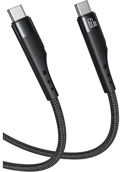 Realme C25S Şarj Kablosu 3 Metre 60W Pd-Type C Hızlı Şarj