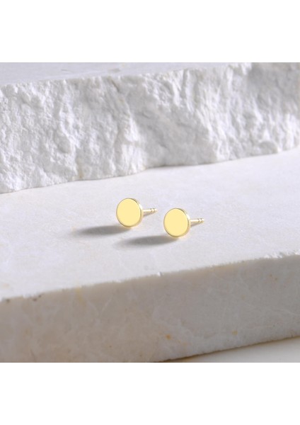 14 Ayar Altın Minik Yuvarlak Küpe 0,62 gr fırsatları