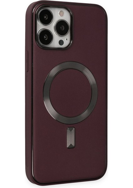 Apple iPhone 13 Pro Kılıf Coco Deri Magsafe Şarj Özellikli Kapak