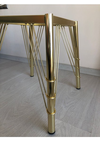 Metal, 40 cm Gold Kaplama Sandalye Ayağı (2 Adet) modelleri