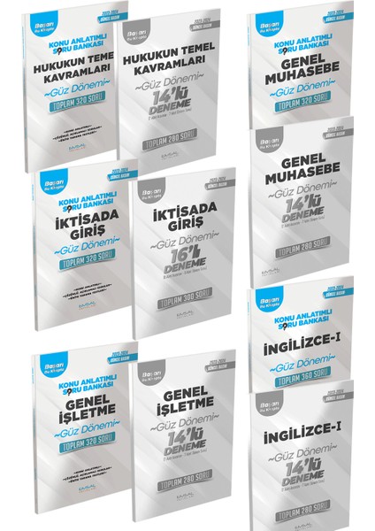 Açıköğretim 2024 Güz Dönemi Menkul Kıymetler ve Sermaye Piyasası 1.Sınıf 1.Yarıyıl Konu Anlatımlı - Soru Bankası - Deneme
