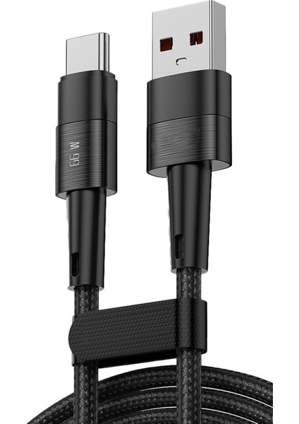 Reeder S19 Max Pro Şark Kablosu AZN-TQ-X08F 1m 66W Hasırlı Type C