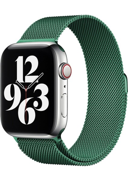 Apple Watch 42 mm Metal Mıknatıslı Kordon Watch 2/3/4/5/6/7/8/se/ultra Azn-Metal