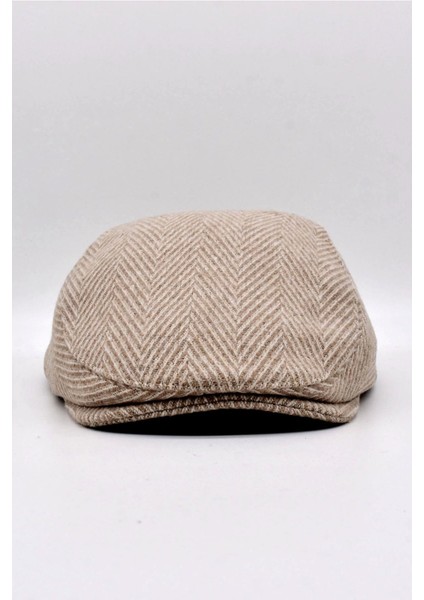 Erkek Zikzak Desenli Yünlü Kasket Şapka fiyatları