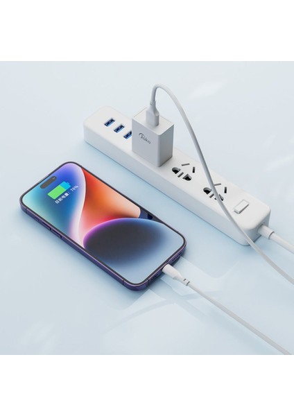 Samsung Galaxy Note 20 Ultra Şarj Aleti JOKO-JK77 Type C 15W BAŞLIK+2.4A Kablo Set