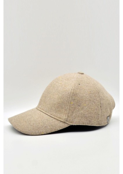 Erkek Beyzbol Şapkası Yün Kışlık Kep-Bej fiyatları