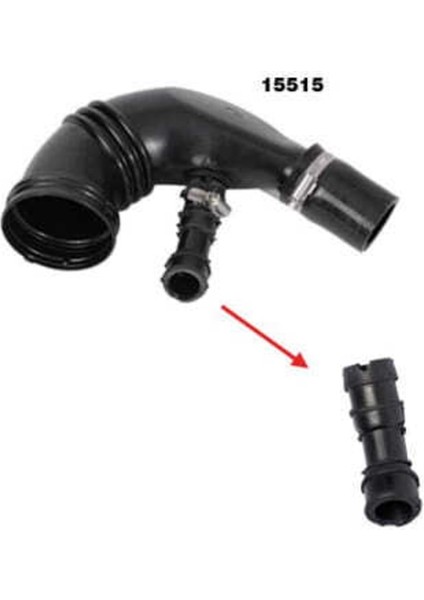 15530 15530 Turbo Borusu Hortumu Fiorino-Linea 1.3 Mtj 07 95HP