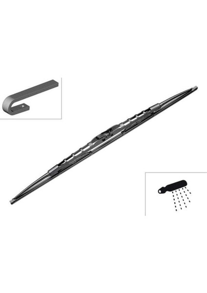 3397011238 3397011238 Ağırvasıta Twin Silecek 700 Mm]- Entegre Püskürtme Memeli N 71 Uyumlu
