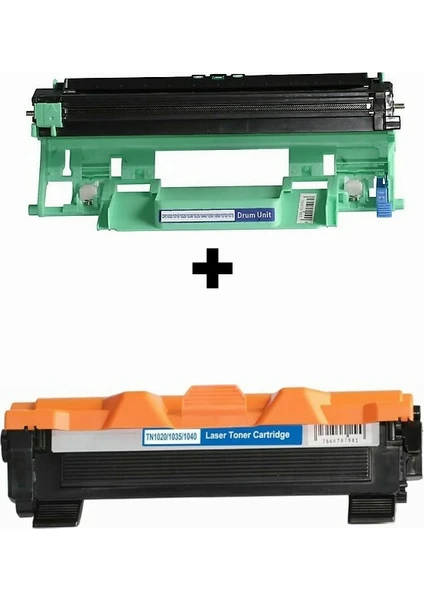 Photo Print Pp Brother DCP-1511 TN-1040 Ithal Muadil Siyah Toner + Brother DR-1040 Muadil Drum Ünitesi 2 Li Set
