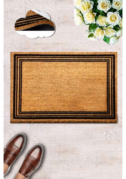 Coco Paspas Schelde Kahve 40X60 cm Kapı Önü Paspası, Dış Kapı Paspası