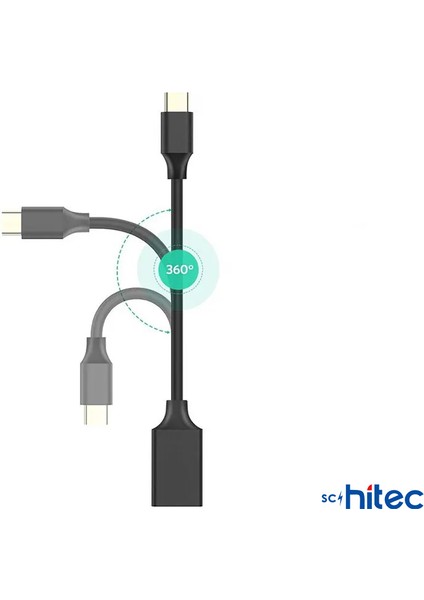 Type-C To Usba 3.1 Otg Dönüştürücü Adaptör