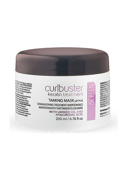 Curlbuster Tamingsaç Maskesi 200 ml Düzleştirme Sonrası Bakım Bakımı Saç Maskesi