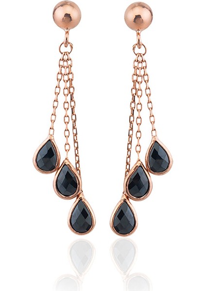 925 Ayar Rodyum Kaplamalı Beyaz Taşlı Yıldız Gümüş Küpe fiyatları