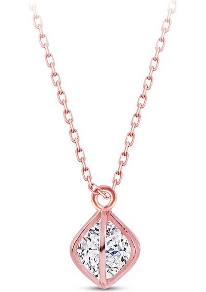 925 Ayar Gümüş Trend Kolye SK5270