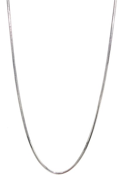 925 Ayar Rodyum Kaplamalı Italyan Zincir Gümüş Kolye fiyatları