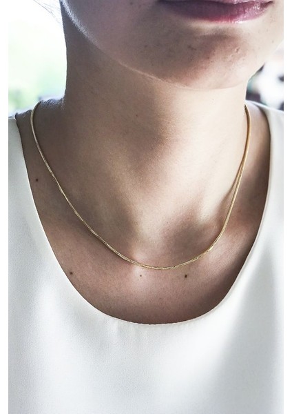 925 Ayar Rodyum Kaplamalı Italyan Zincir Gümüş Kolye modelleri