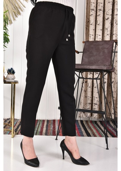 2006 Bycoolest Butik Double Kumaş Dar Paça Beli Lastkli Kumaş Pantolon