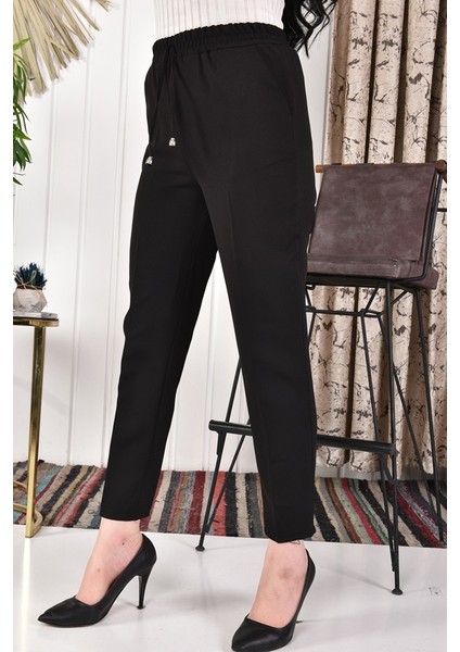 2006 Bycoolest Butik Double Kumaş Dar Paça Beli Lastkli Kumaş Pantolon fiyatları