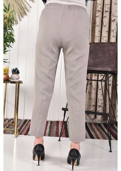 2006 Bycoolest Butik Double Kumaş Dar Paça Beli Lastkli Kumaş Pantolon modelleri