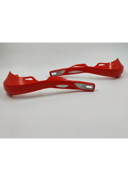 Motor Üniversal Cross Enduro Uyumlu Elcik Koruma Kırmızı Renk