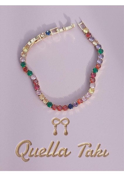 Çelik Renkli Su Yolu Gold Bileklik (Kalınlık: 3 Mm/uzunluk: 16-18 Cm)