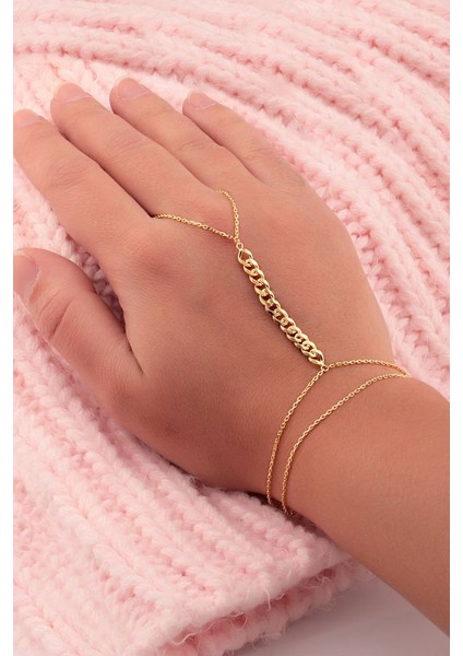 925 Ayar Rose Kaplama Zincir Gümüş Şahmeran modelleri