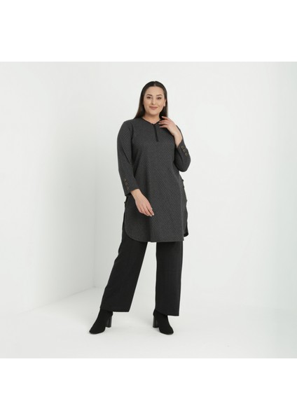 Vako Desen Tunik Pantolon Ikili Takım 2692C