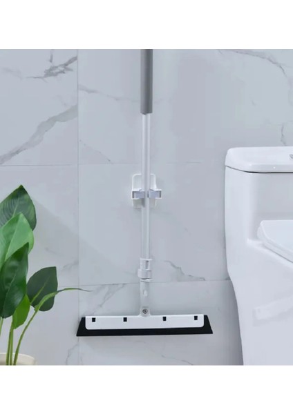 1 Adet Self Power Çok Amaçlı Paspas ,süpürge, Fırça ve Mob Askısı Sap Tutucu Mutfak ve Banyo Askısı