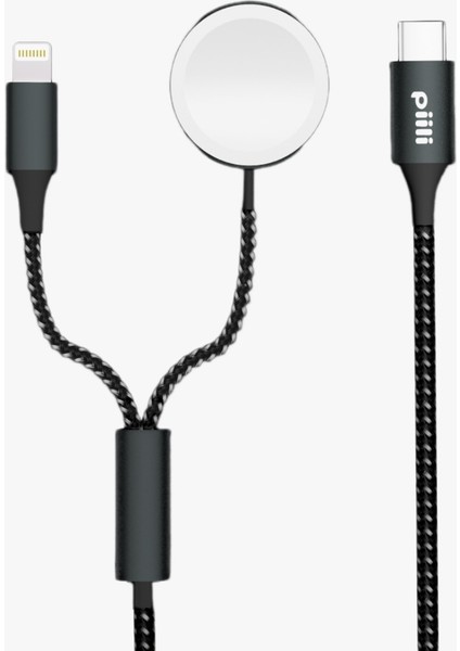 Apple Watch Magnetic Şarj Kablosu 3 In 1