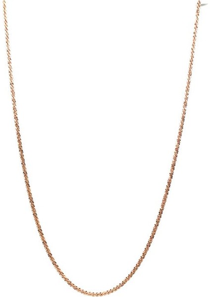 925 Ayar Rose Kaplamalı Italyan Zincir Gümüş Kolye fiyatları