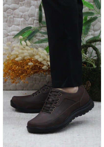 42270 Kahve Greyz Deri Sıcak Astar Kauçuk Taban Erkek Ayakkabı modelleri