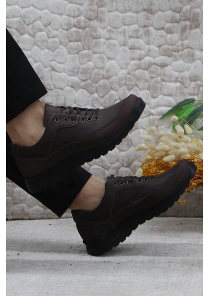 42270 Kahve Greyz Deri Sıcak Astar Kauçuk Taban Erkek Ayakkabı indirimleri