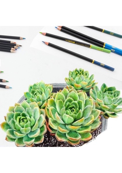 Renkli Kalem Seti 72 Kurşun Kalem Profesyonel Boya Kalemi Boyama Kitabı Yetişkin ve Çocuklar Için fiyatları