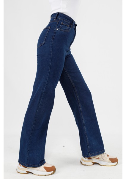 1232 Bycoolest Butik Geniş Paça Kot Pantolon