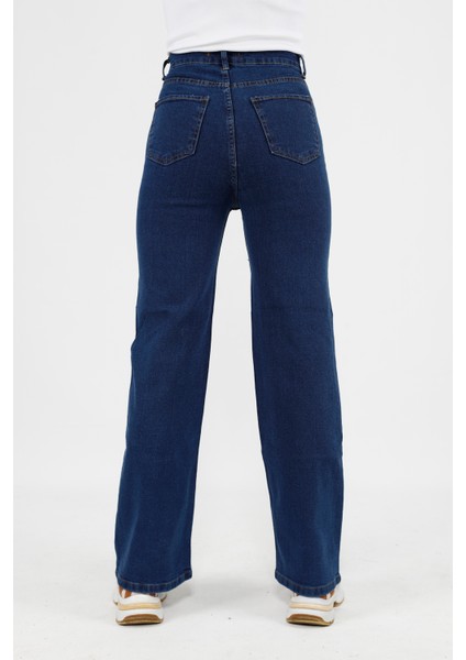 1232 Bycoolest Butik Geniş Paça Kot Pantolon fırsatları