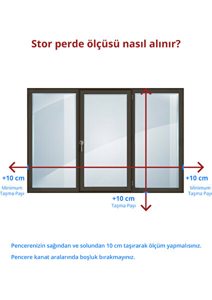 e-bizz store Perdebiz Lazer Kesim Mat Stor Perde Beyaz EB-161001