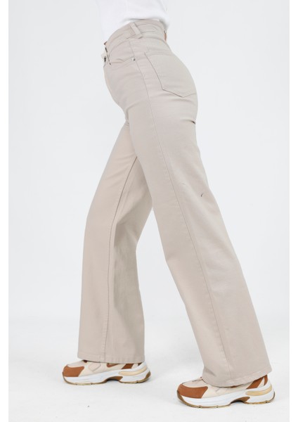 1232 Bycoolest Butik Geniş Paça Kot Pantolon