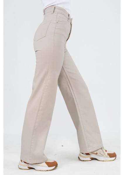 1232 Bycoolest Butik Geniş Paça Kot Pantolon