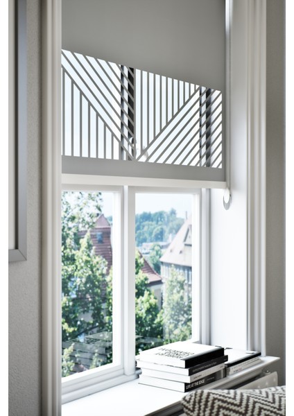 Perdebiz Lazer Kesim Mat Stor Perde Gri EB-151005 fiyatları