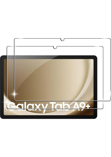 Samsung Galaxy Tab A9+ Plus SM-X210 X215 X217 Uyumlu Ekran Koruyucu Kırılmaz Cam