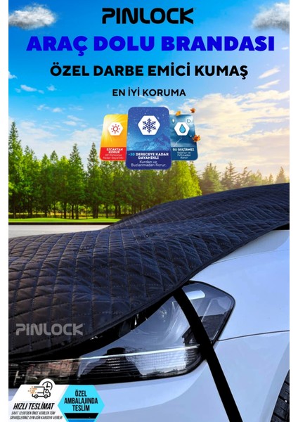 Fıat Egea Uyumlu Unıversal Otomobil Araba Brandası, Dolu ve Kar Branda Örtüsü